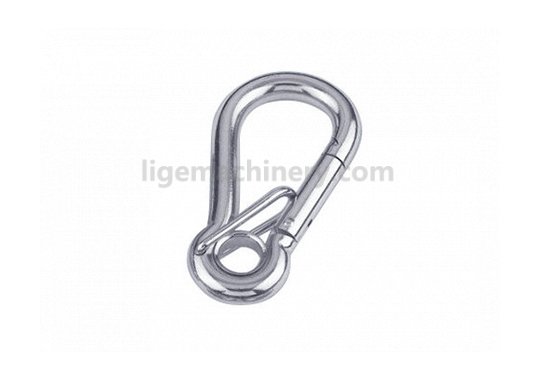 Lock Spring Hook With Eyelet Safety Latch